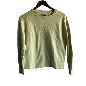 Women's Universal Threads Yellow Del Sol Crewneck Sweatshirt